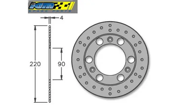 Disco Freno Derbi Savannah DEL - 088 -
