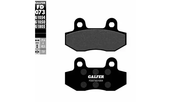 Pastillas Freno Galfer FD073-G1050 -P103