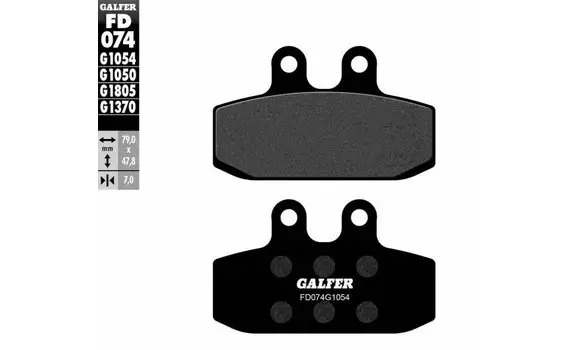 Pastillas Freno Galfer FD074-G1054 -P108