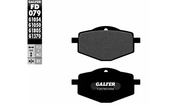 Pastillas Freno Galfer FD079-G1054 -P107