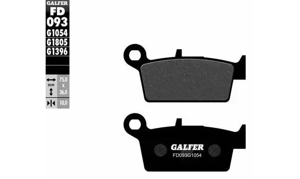 Pastillas Freno Galfer FD093-G1054 -P144