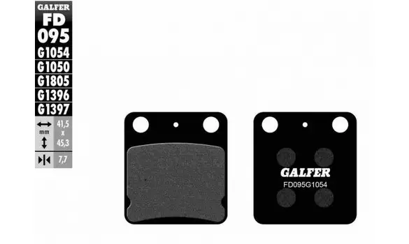 Pastillas Freno Galfer FD095-G1050 -P100