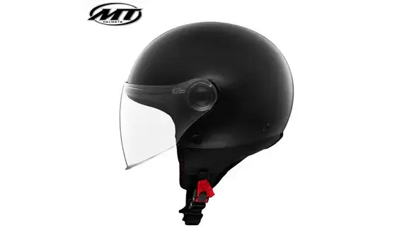 Casco MT Street S Negro Brillo Talla L