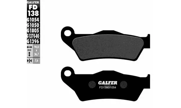 Pastillas Freno Galfer FD138-G1054 -P151