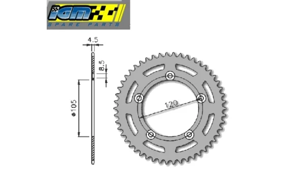 Plato Aprilia RX 50 98/05