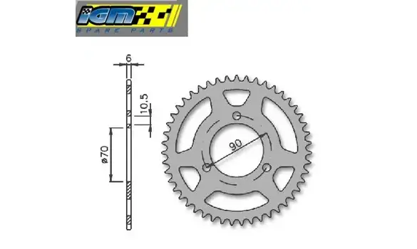 Plato Honda Hurricane 75 36-Z