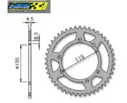 Plato Gilera Twin 50 36-Z