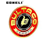 Adhesivo Deposito Bultaco Rojo Oro 55mm