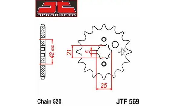 Piño Yamaha SR 250 13-Z