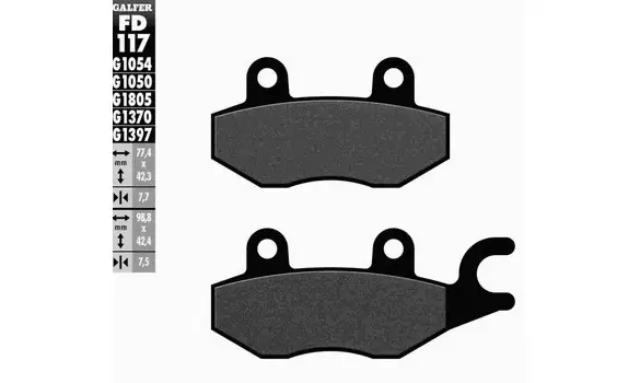 Pastillas Freno Galfer FD117-G1050 -P134