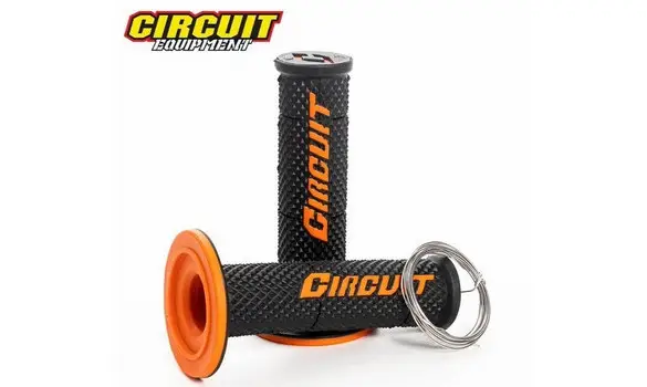 Puños Circuit V Negro Naranja