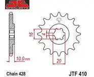 Piño Suzuki VL 125 Intruder 14-Z