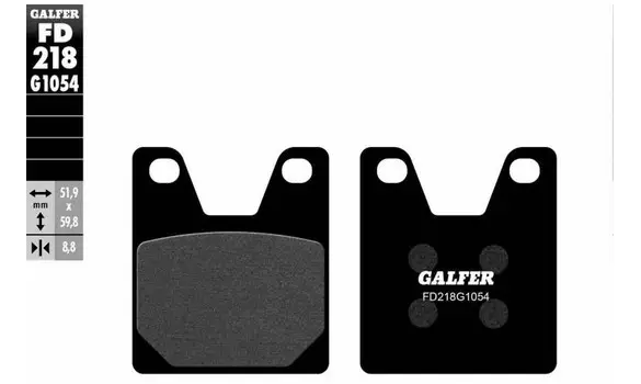 Pastillas Freno Galfer FD218-G1054