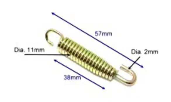 Muelle Escape Largo 57mm