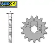 Piño Derbi TT 74 16-Z