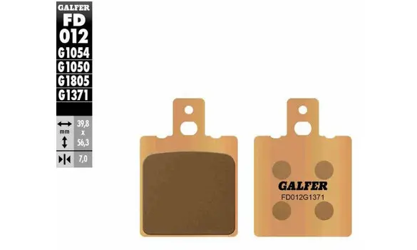 Pastillas Freno Galfer FD012-G1371 -P138