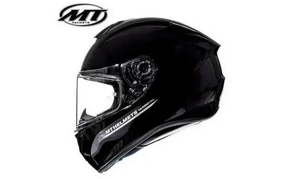 Casco MT Targo Negro Brillo Talla XL