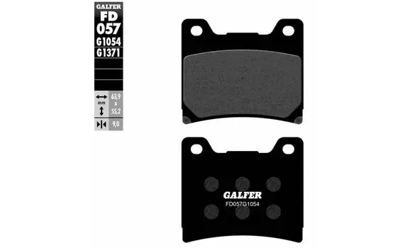 Pastillas Freno Galfer FD057-G1054 -P555