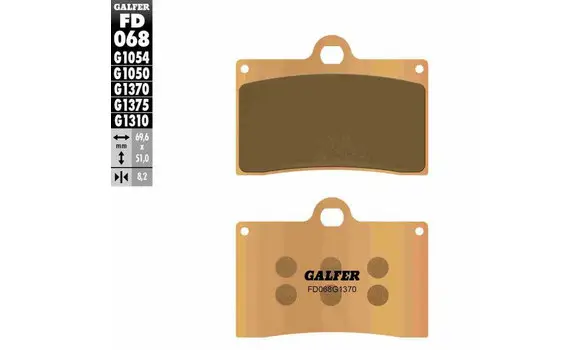 Pastillas Freno Galfer FD068-G1370