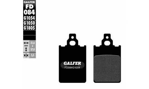 Pastillas Freno Galfer FD084-G1054 -P109