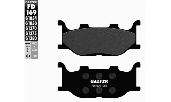 Pastillas Freno Galfer FD169-G1054 128HM