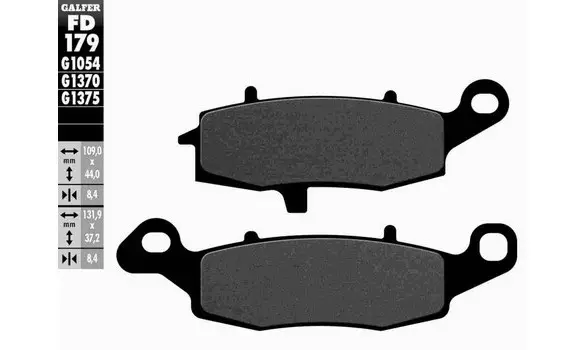 Pastillas Freno Galfer FD179-G1054