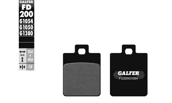 Pastillas Freno Galfer FD200-G1050 -P142