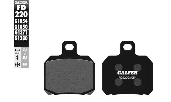 Pastillas Freno Galfer FD220-G1054 P-157