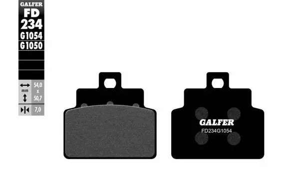 Pastillas Freno Galfer FD234-G1054 -P153