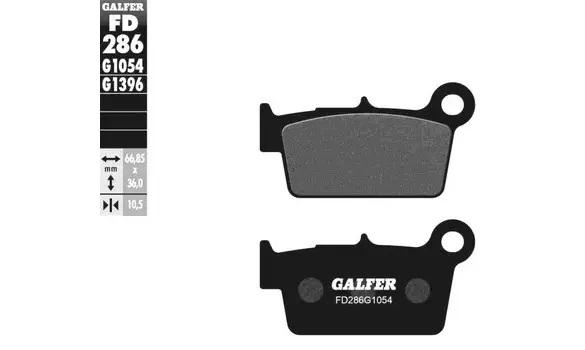 Pastillas Freno Galfer FD286-G1054 790SI