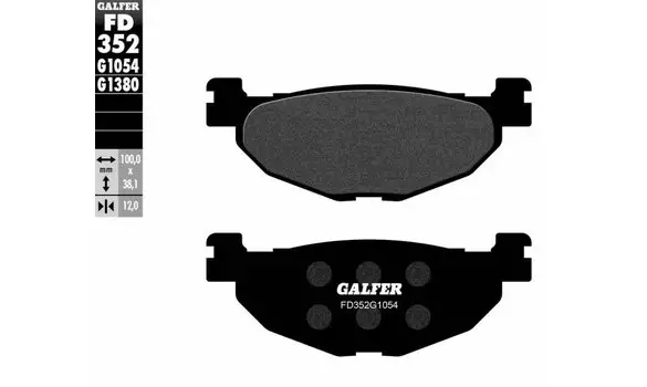 Pastillas Freno Galfer FD352-G1054-P185