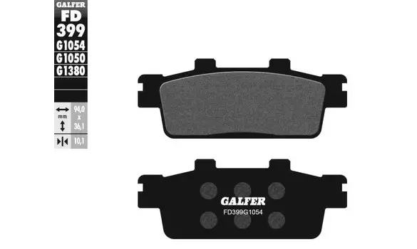 Pastillas Freno GalferFD 399-G1054 201HF
