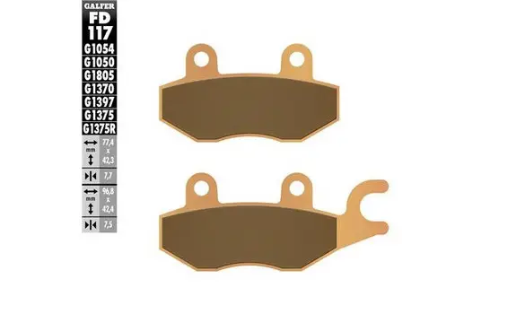 Pastillas Freno Galfer FD117-G1370 -P134