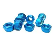 20 Tuercas 5mm Azul Autoblocantes