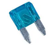 Fusible Lama Mini 15 Amperios Azul