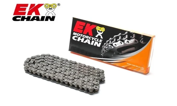 Cadena EK 525 H Negra 122 Pasos