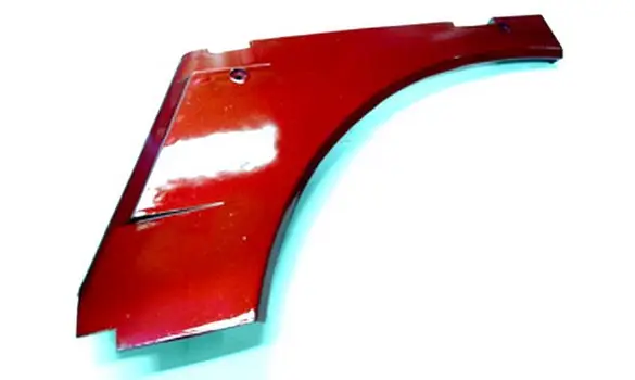 Tapa Lateral Vespino NLX Rojo Metal Izq