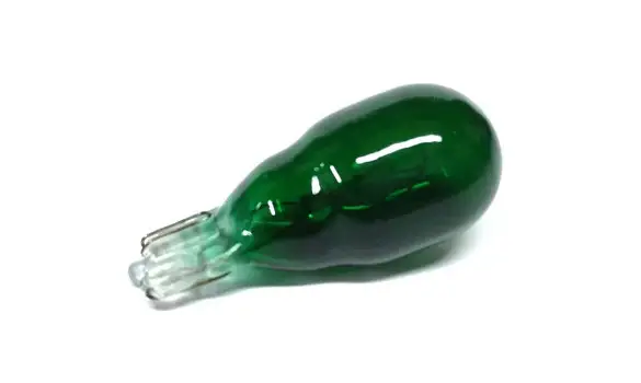 Lampara Cuña T13 12V 10W Verde