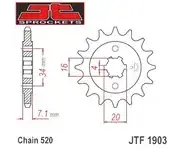 Piño KTM Duke 125 13-Z -JTF1903-