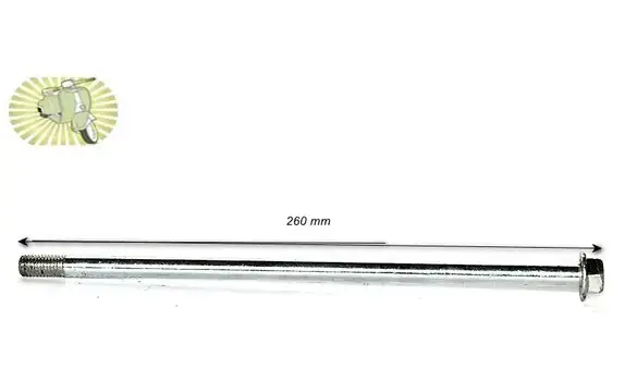 Eje Rueda Del Suzuki Katana 12/125x260