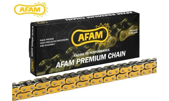 Cadena Afam A428R1-G 146 Pasos Oro/Negro