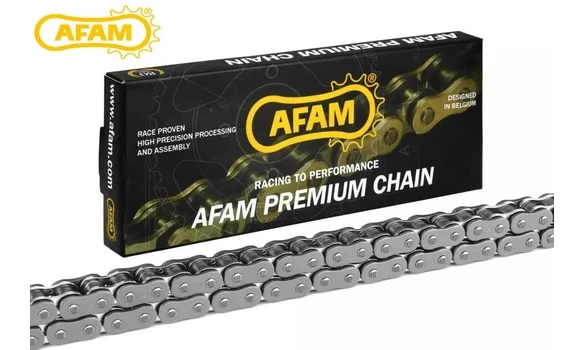 Cadena AFAM A520M Negra 122 Pasos