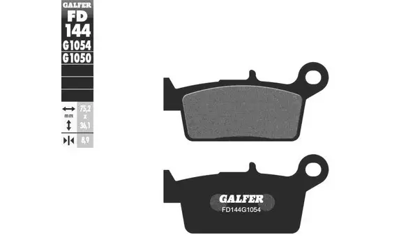 Pastillas Freno Galfer FD144-G1054 -P121