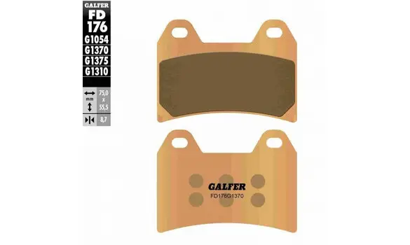 Pastillas Freno Galfer FD176-G1370