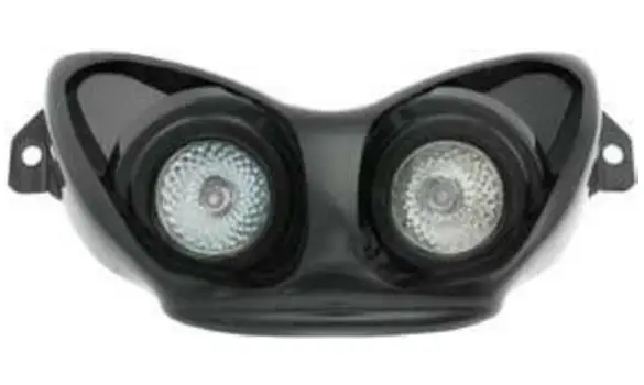 Careta Faro Yamaha Aerox 2 Luces Negra