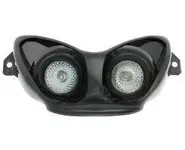 Careta Faro Yamaha Aerox 2 Luces Negra