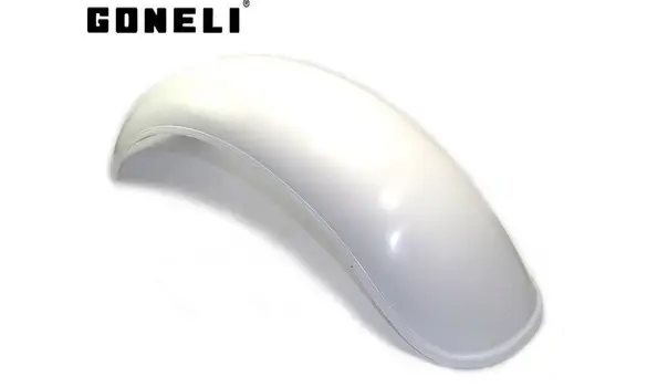 Guardabarros Trial Trasero Blanco