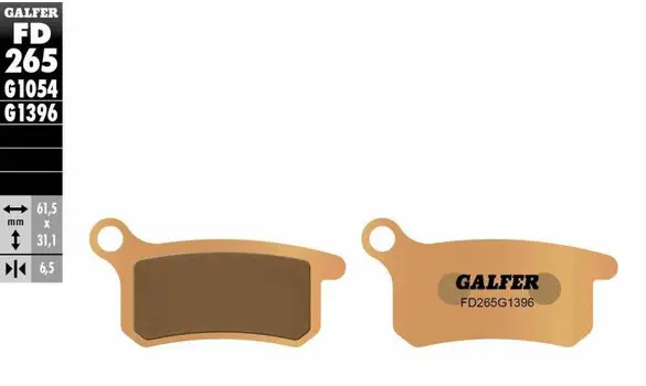 Pastillas Freno Galfer FD265-G1396