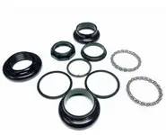 Cazoletas Direccion Rosca 28,4 mm Negro