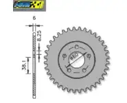 Plato Rieju RS1 Evolution 50 40-Z